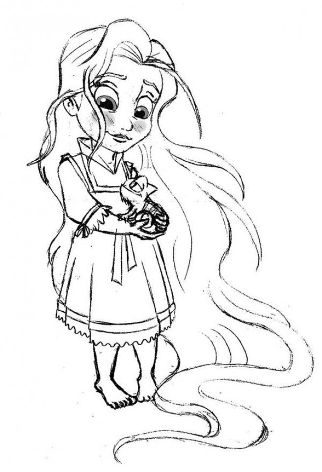 Rapunzel Coloring Pages Free Printable 16