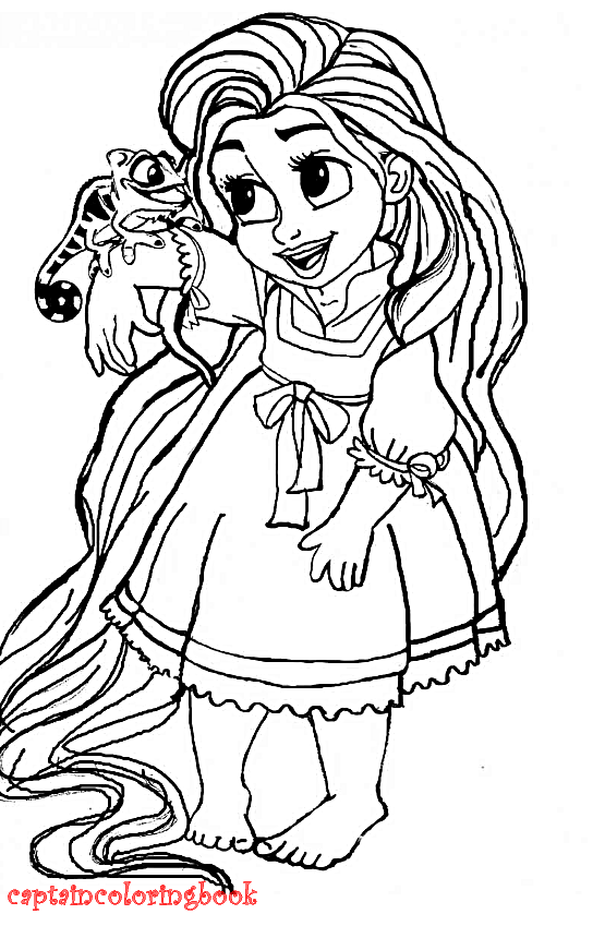 Rapunzel Coloring Pages Free Printable 25