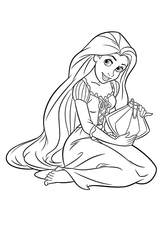 Rapunzel Coloring Pages Free Printable 29