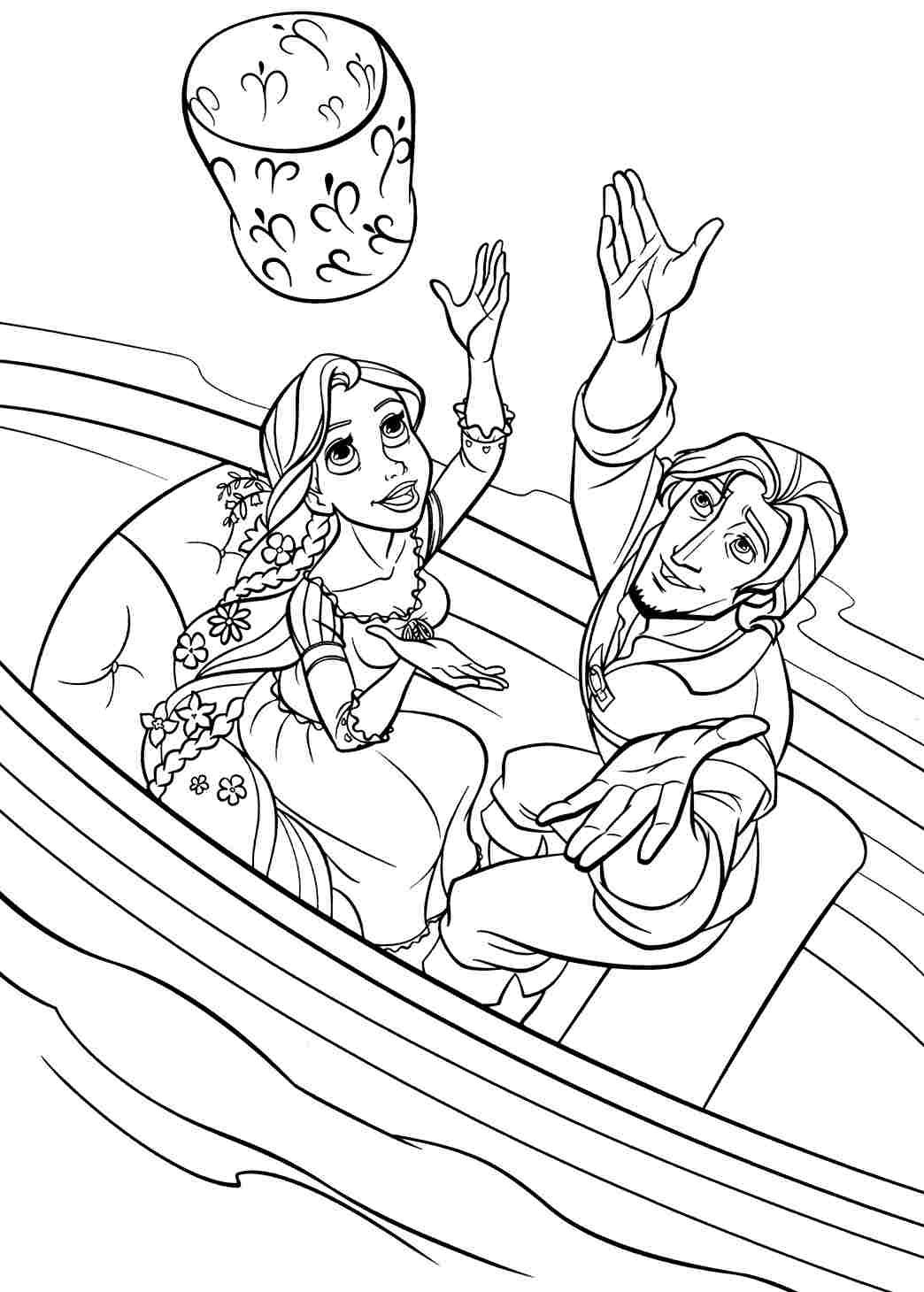 Rapunzel Coloring Pages Free Printable 32