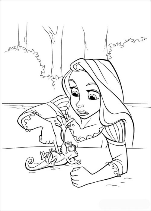 Rapunzel Coloring Pages Free Printable 33