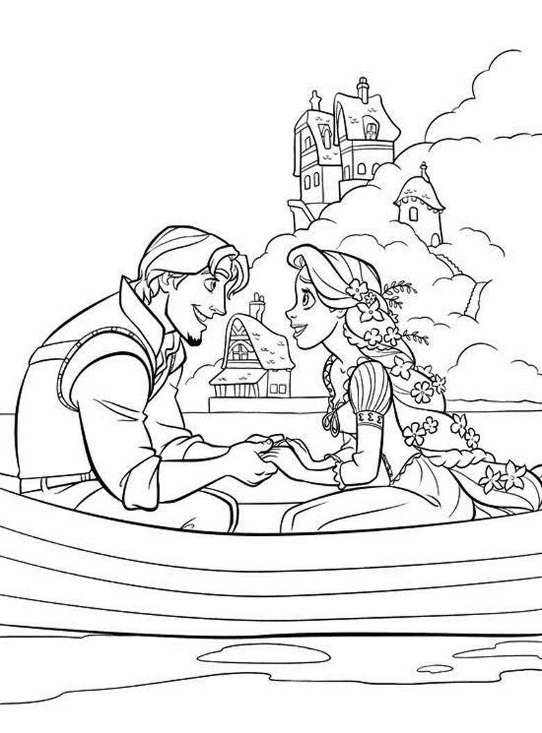 Rapunzel Coloring Pages Free Printable 47