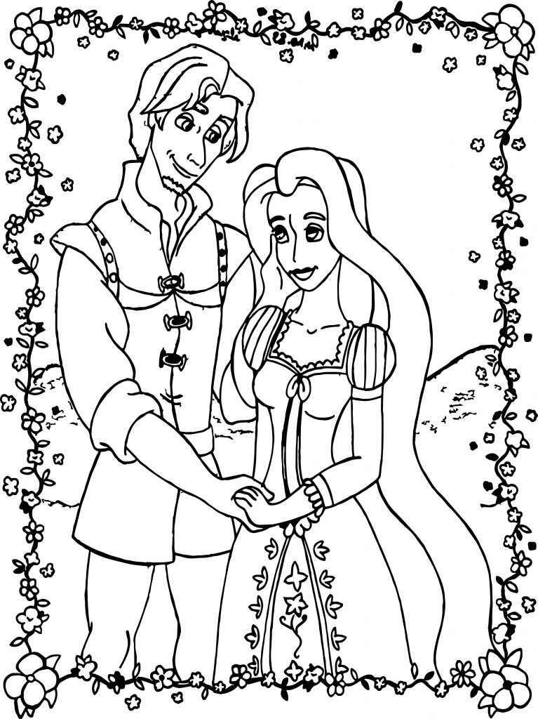 Rapunzel Coloring Pages Free Printable 49