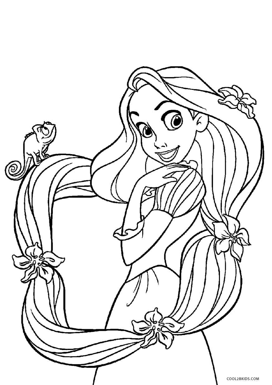 Rapunzel Coloring Pages Free Printable 5