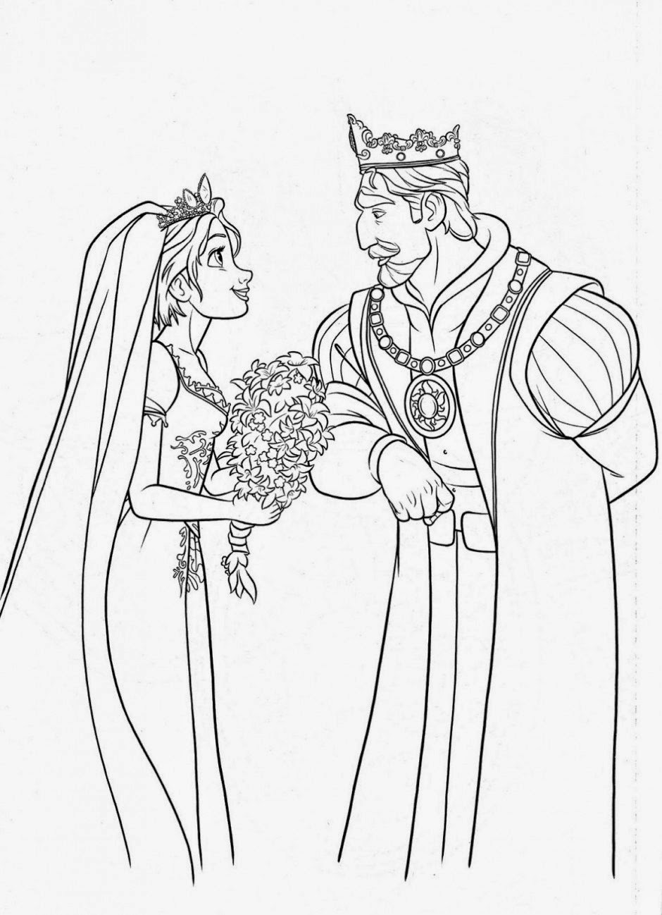 Rapunzel Coloring Pages Free Printable 52