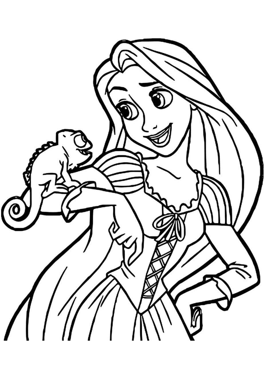 Rapunzel Coloring Pages Free Printable 78