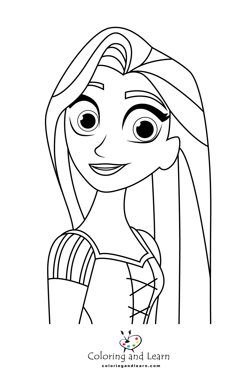 Rapunzel Coloring Pages Free Printable 79