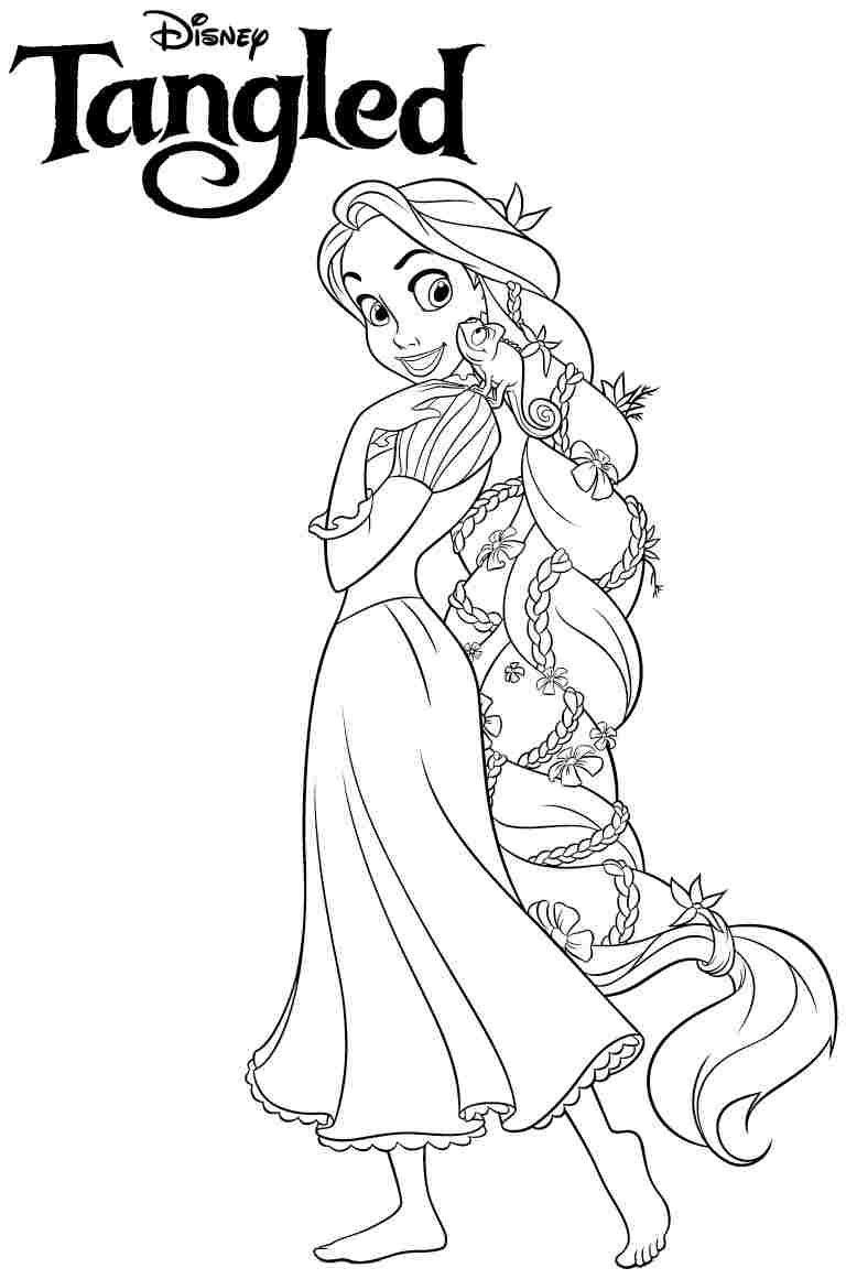 Rapunzel Coloring Pages Free Printable 84