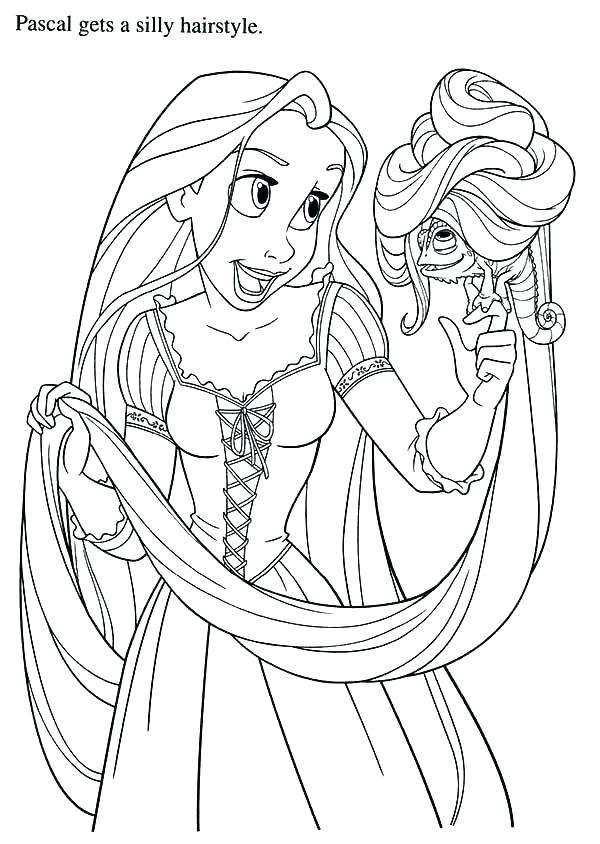 Rapunzel Coloring Pages Free Printable 89