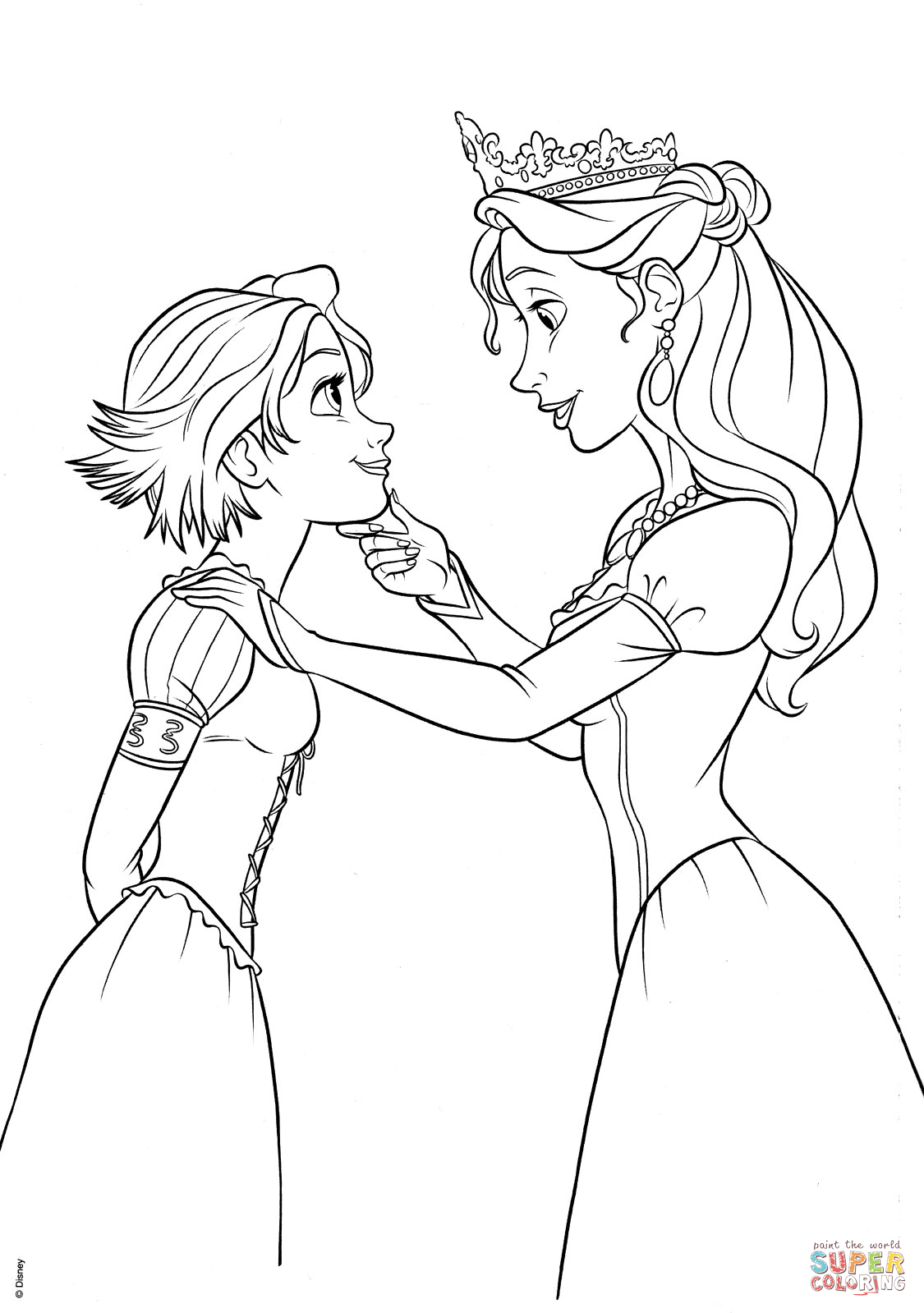 Rapunzel Coloring Pages Free Printable 95