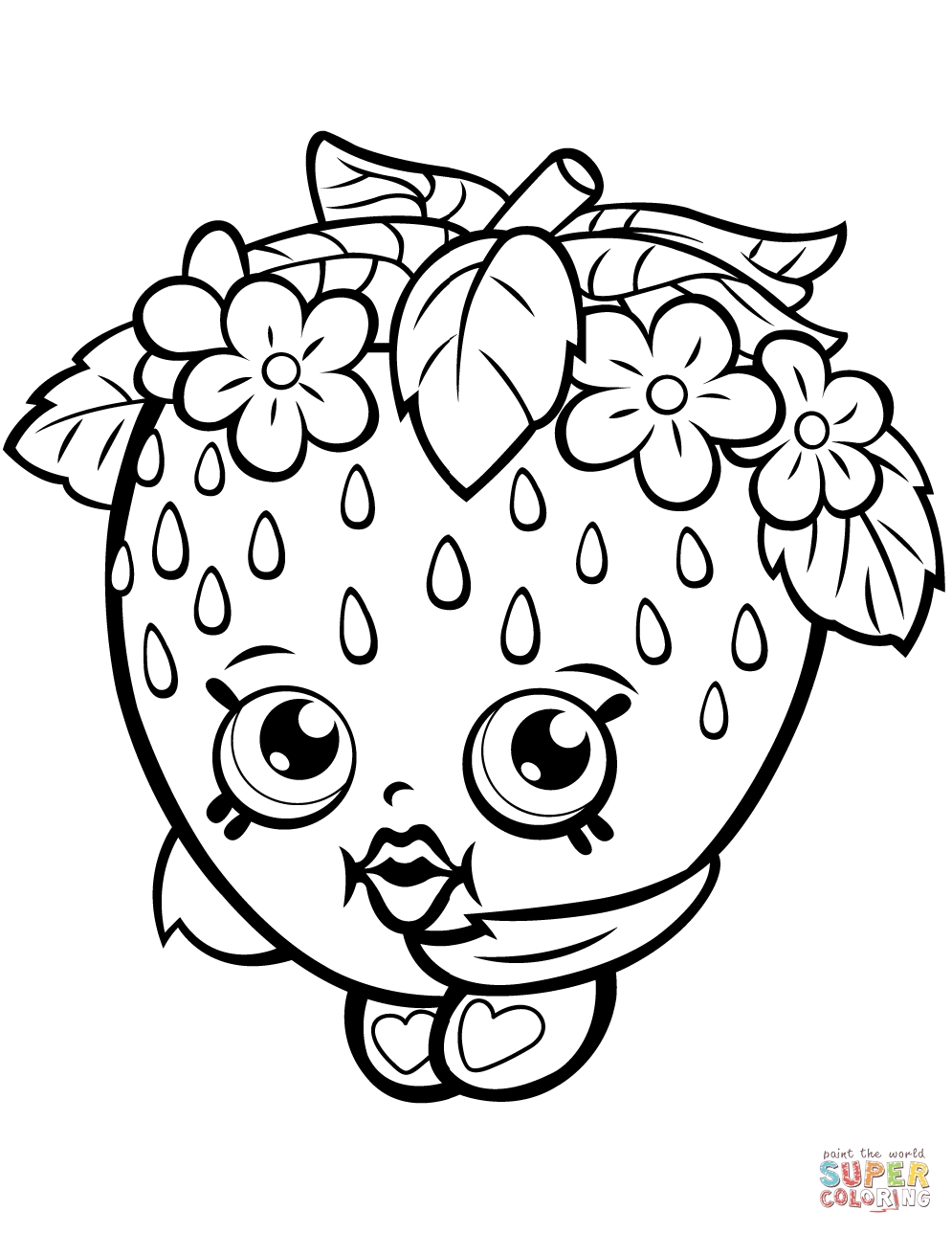 Shopkins Coloring Pages Free Printable 12