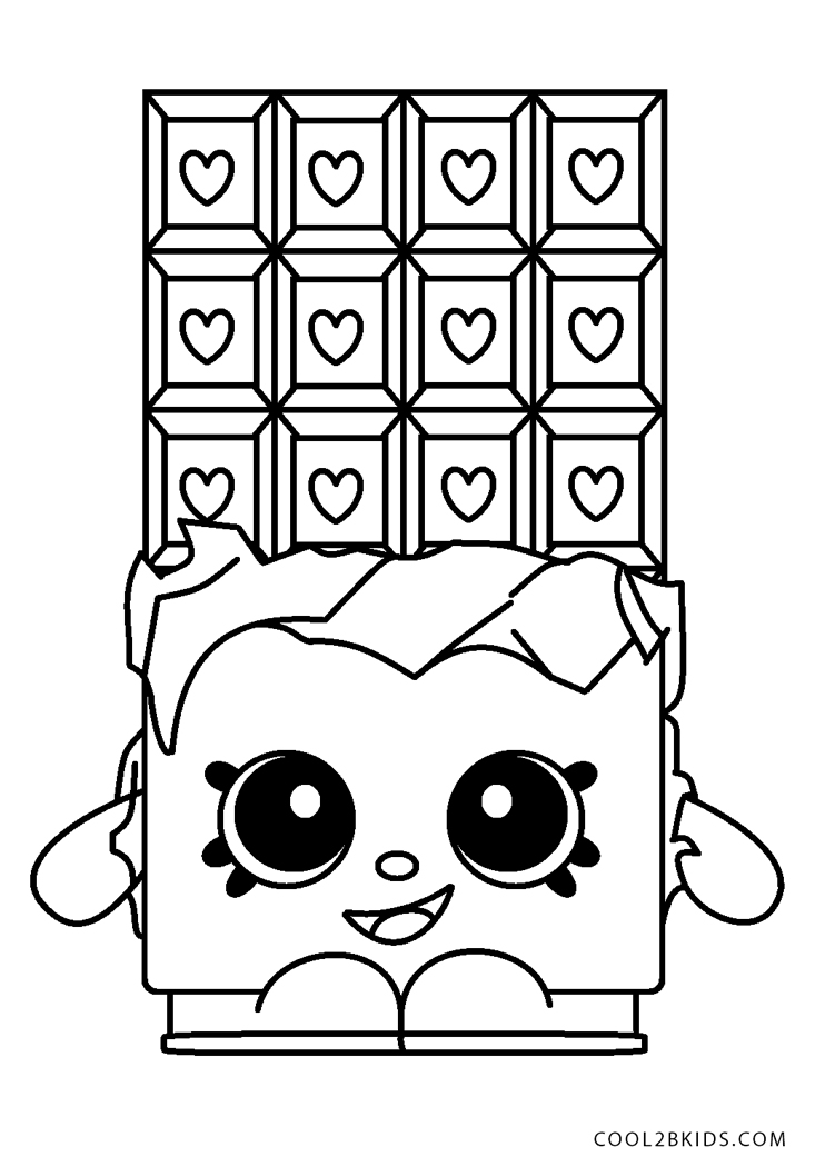 Shopkins Coloring Pages Free Printable 14