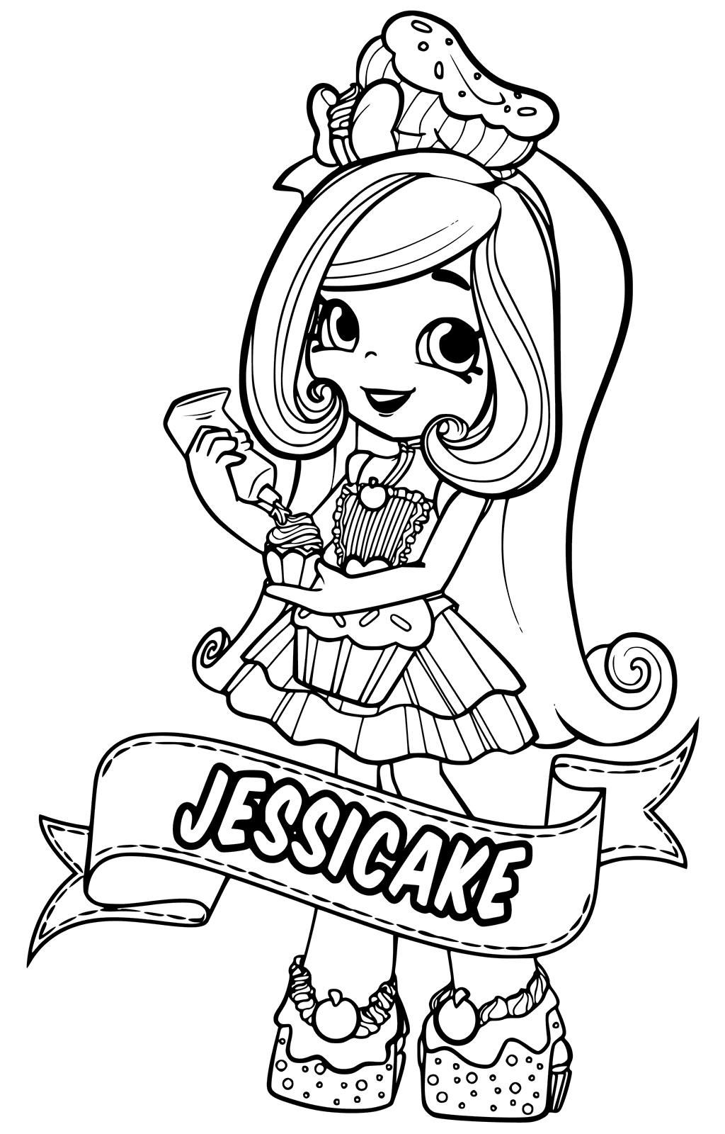 Shopkins Coloring Pages Free Printable 17