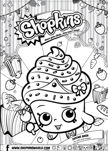 Shopkins Coloring Pages Free Printable 23