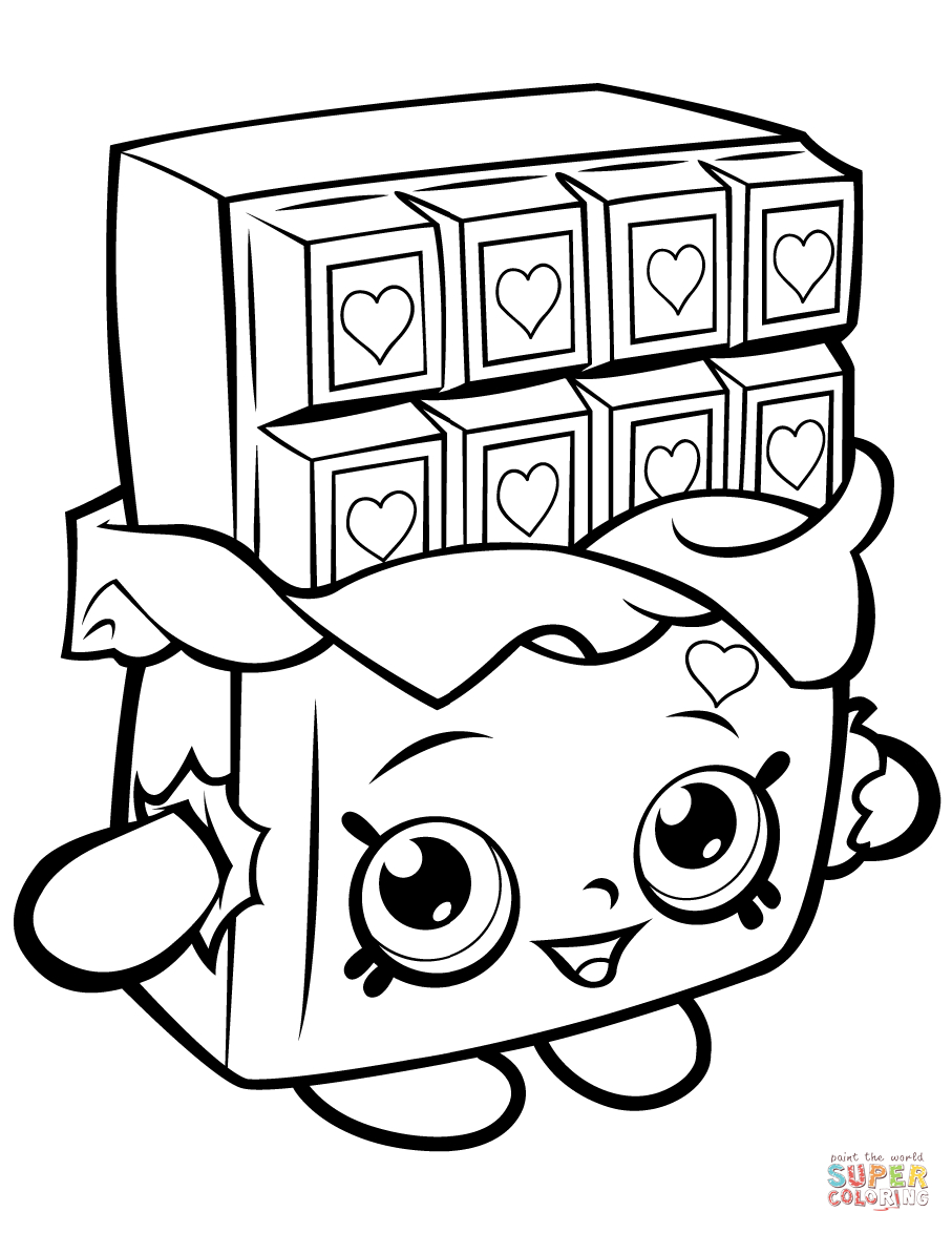 Shopkins Coloring Pages Free Printable 24