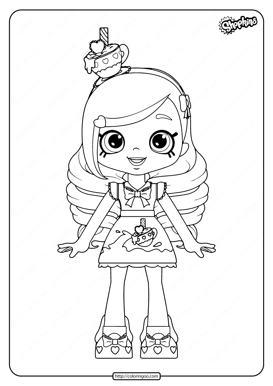 Shopkins Coloring Pages Free Printable 26