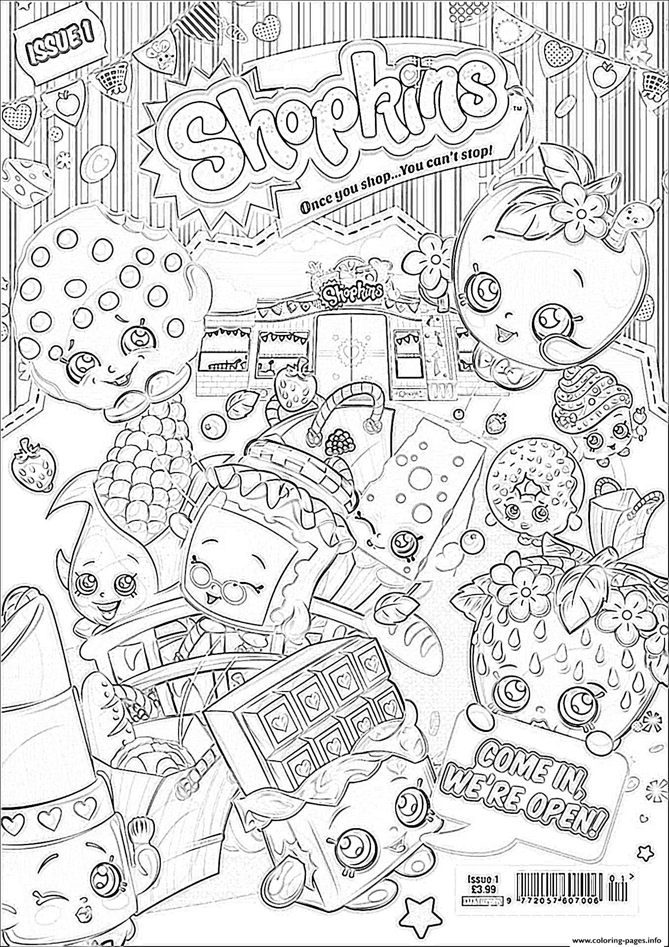 Shopkins Coloring Pages Free Printable 33