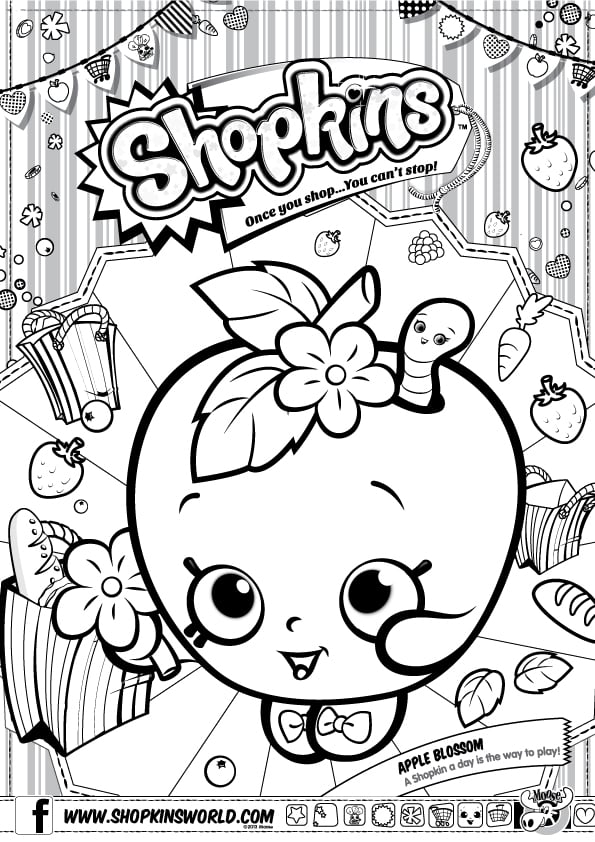 Shopkins Coloring Pages Free Printable 34