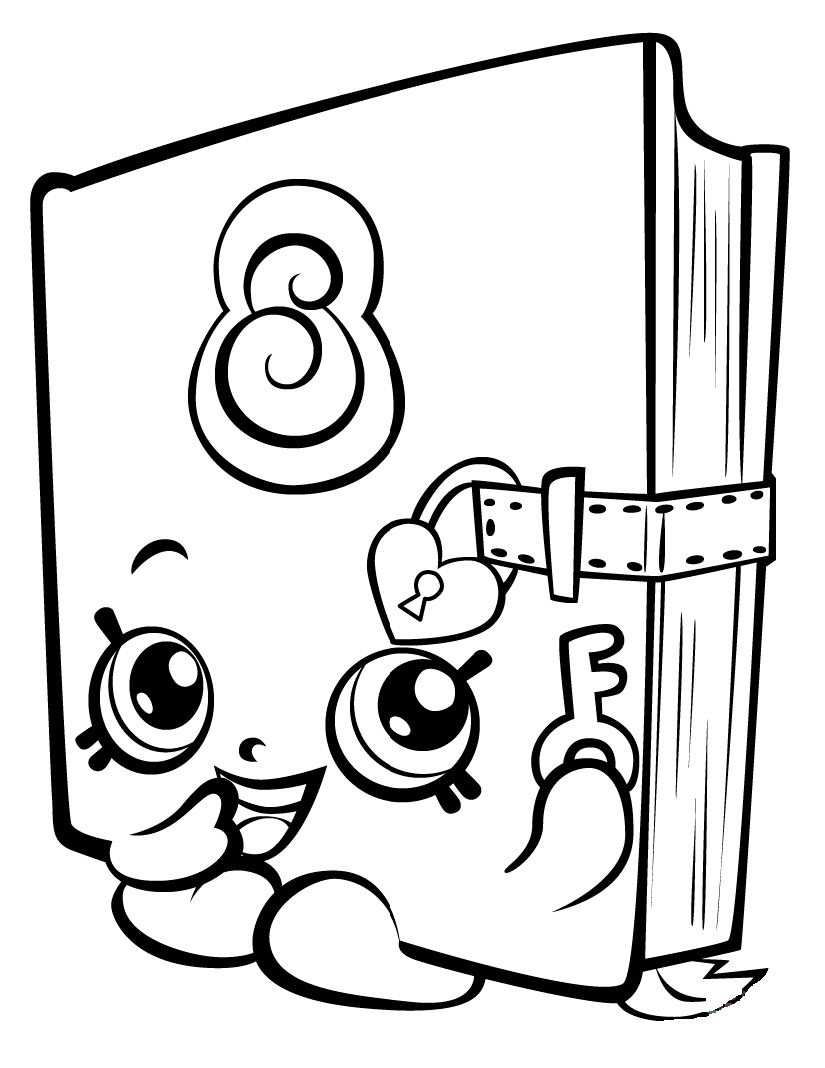 Shopkins Coloring Pages Free Printable 36