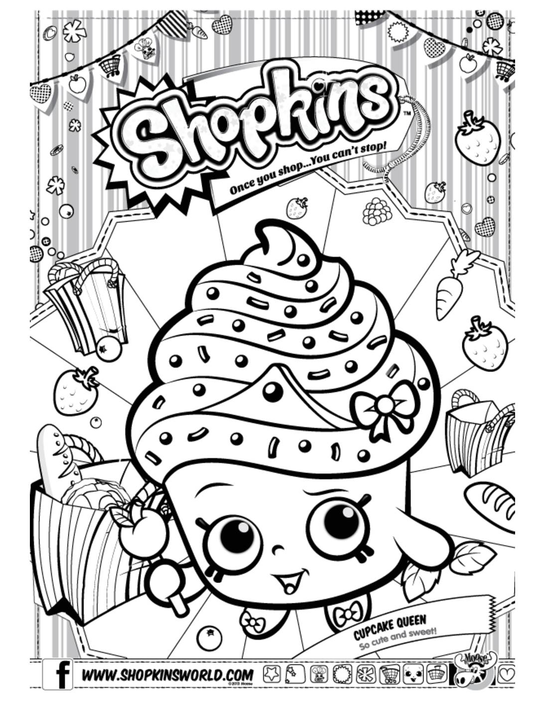 Shopkins Coloring Pages Free Printable 40