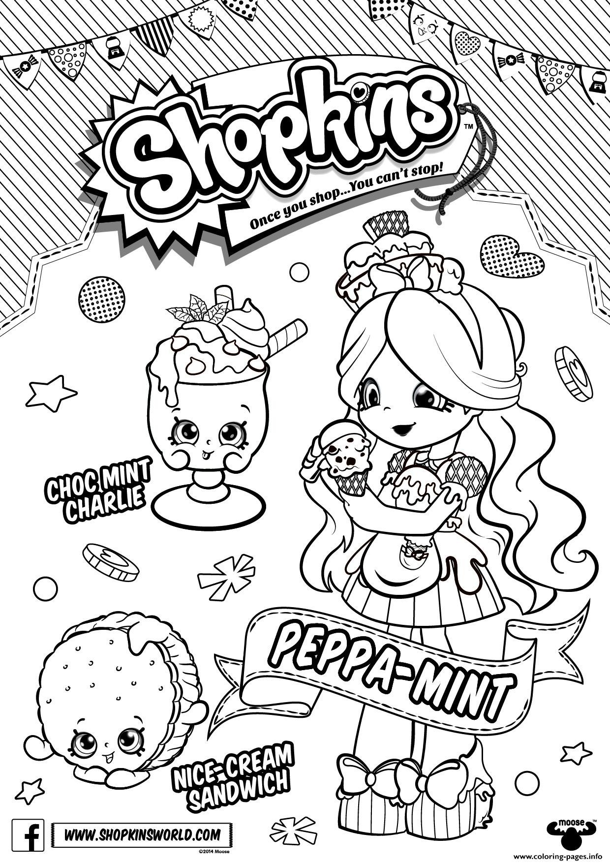 Shopkins Coloring Pages Free Printable 42