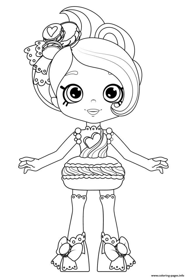 Shopkins Coloring Pages Free Printable 45