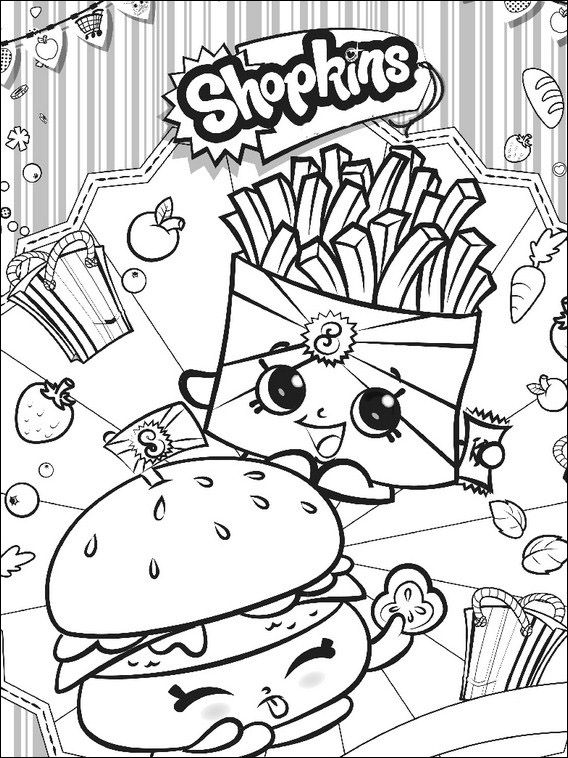 Shopkins Coloring Pages Free Printable 52