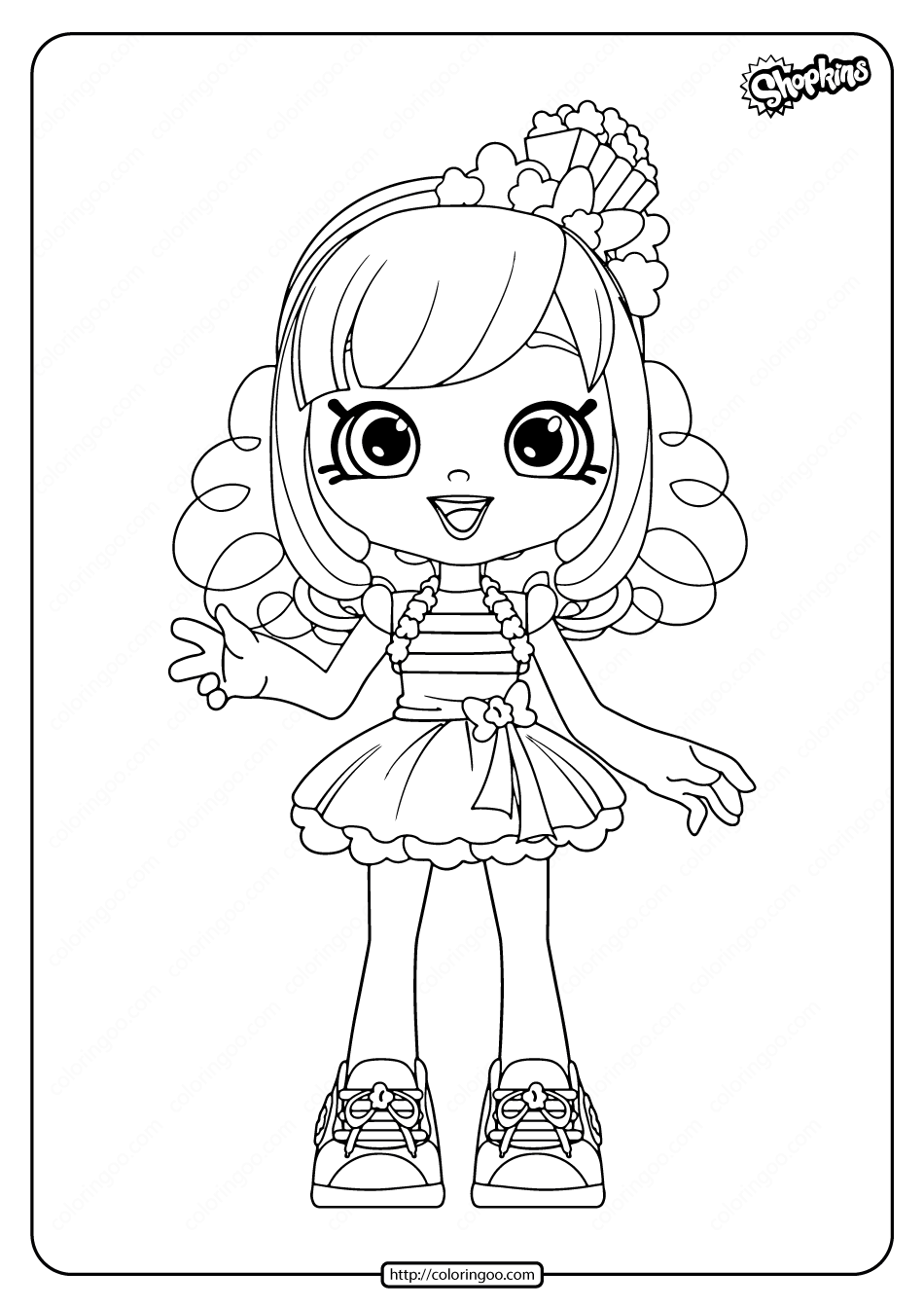 Shopkins Coloring Pages Free Printable 64