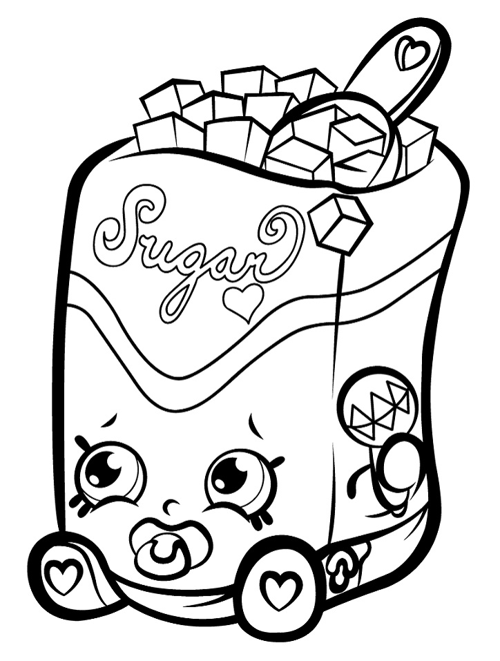 Shopkins Coloring Pages Free Printable 75