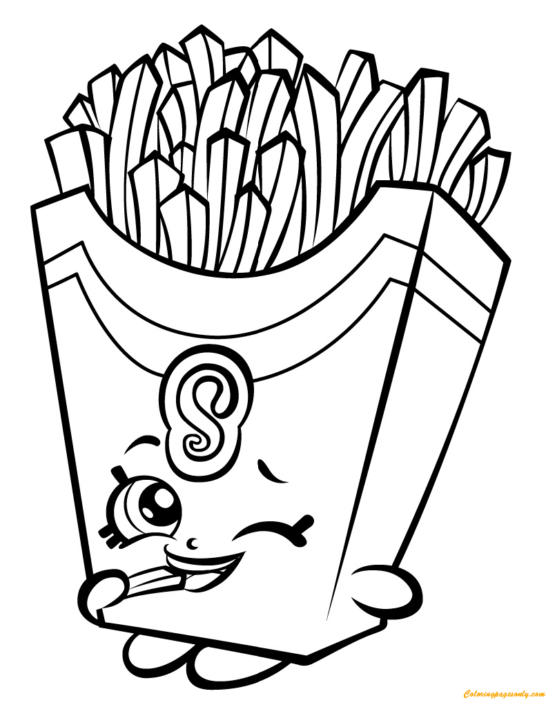 Shopkins Coloring Pages Free Printable 8