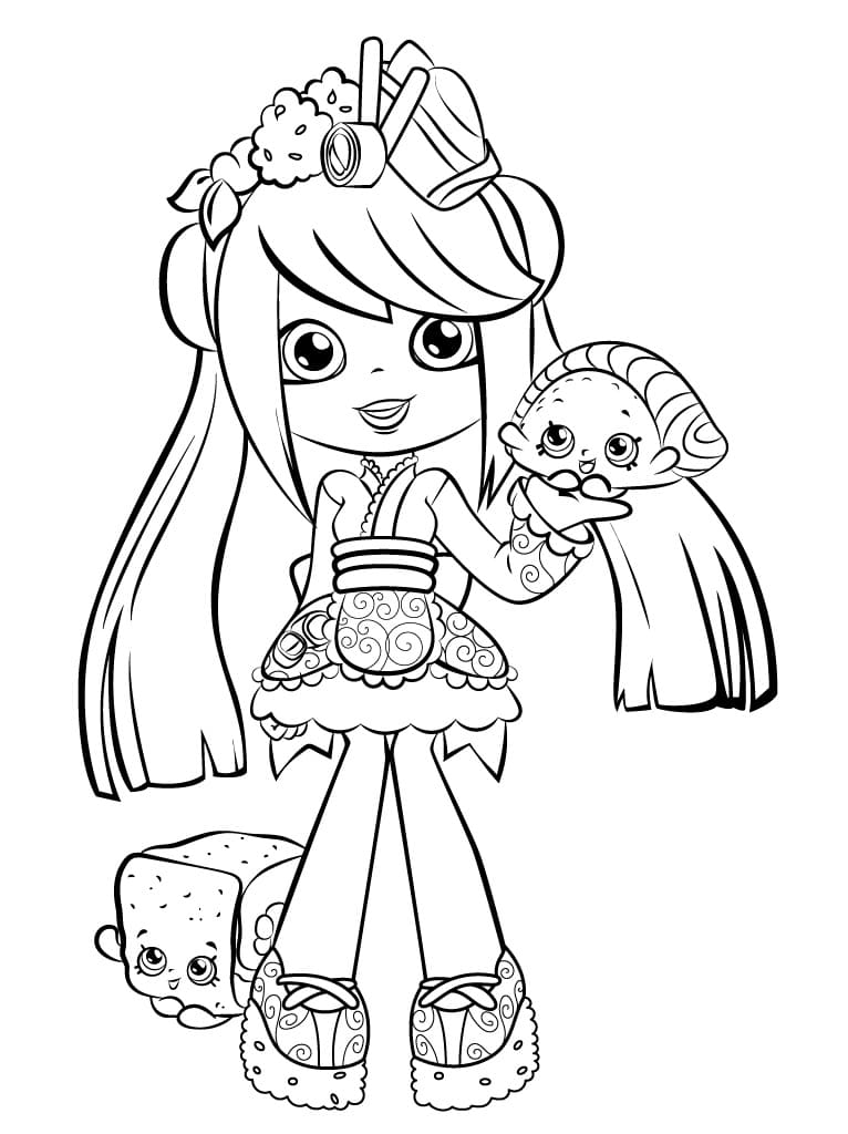 Shopkins Coloring Pages Free Printable 83