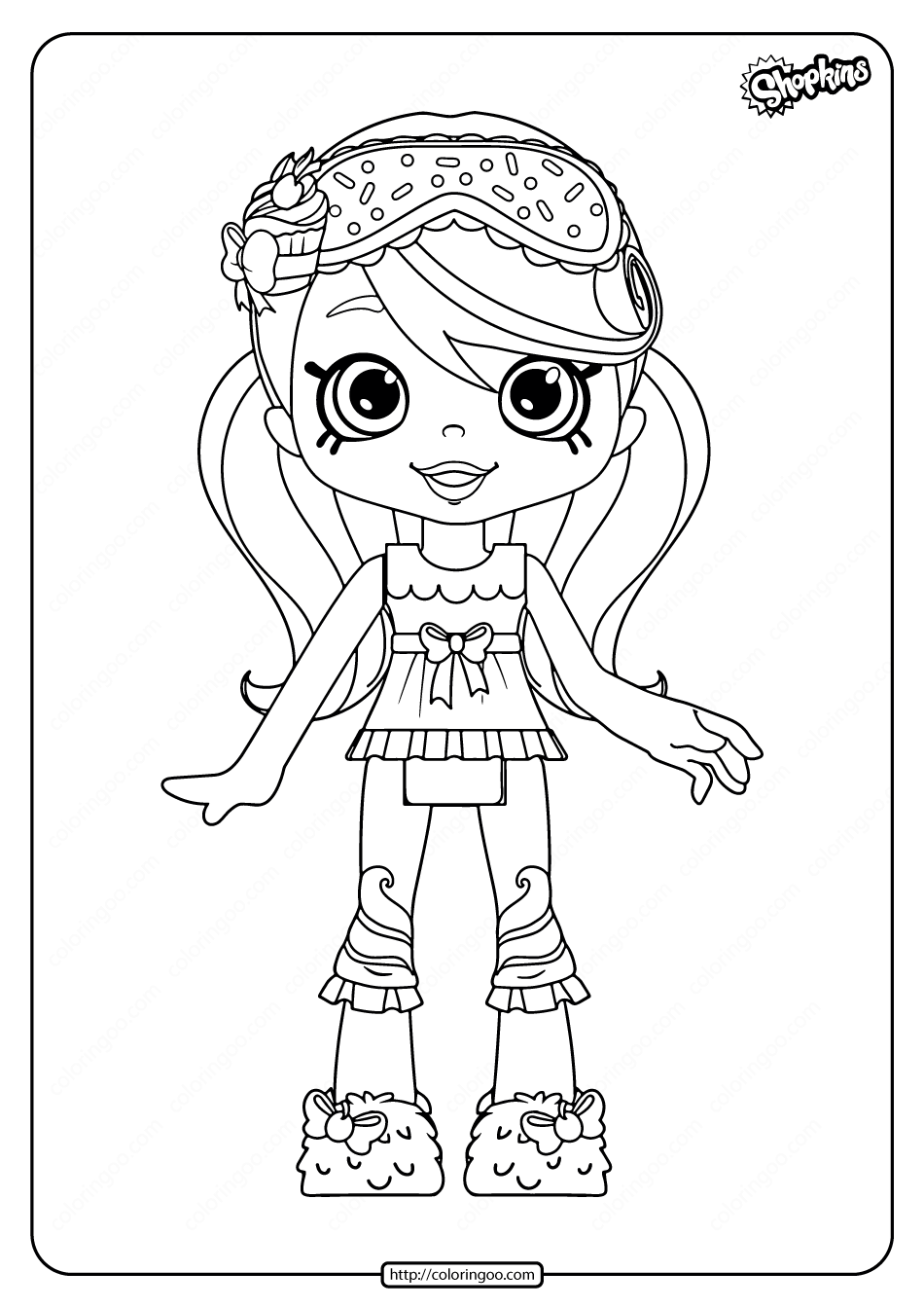 Shopkins Coloring Pages Free Printable 92