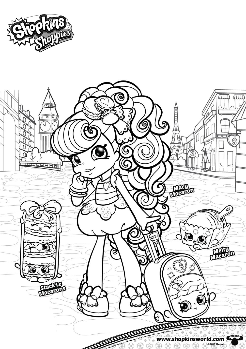 Shopkins Coloring Pages Free Printable 93