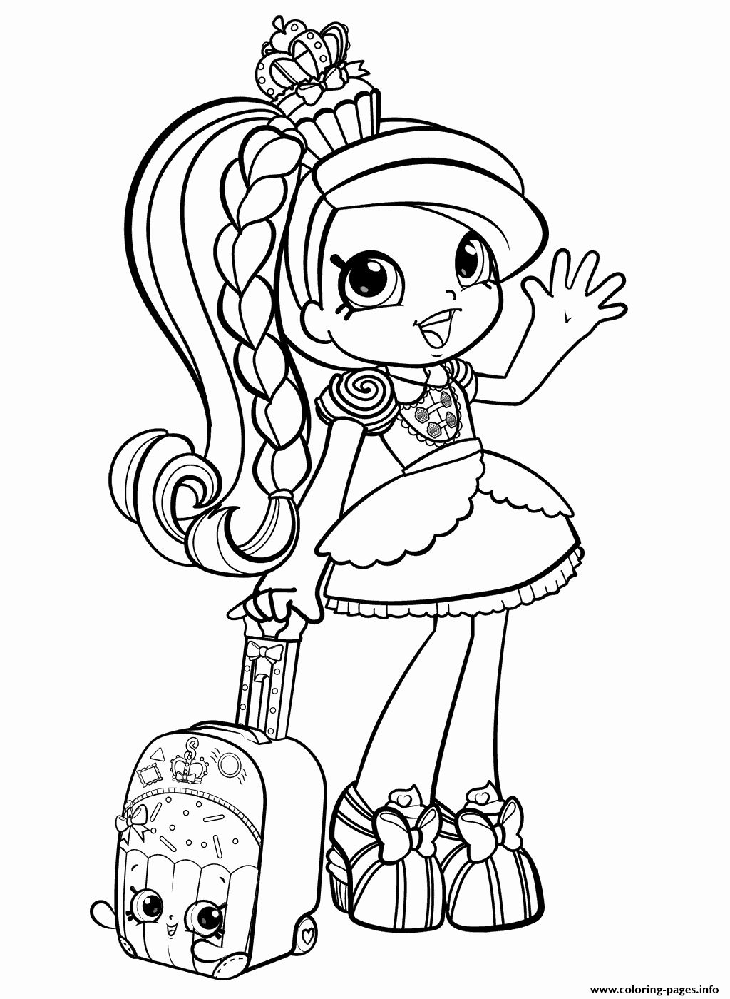 Shopkins Coloring Pages Free Printable 95