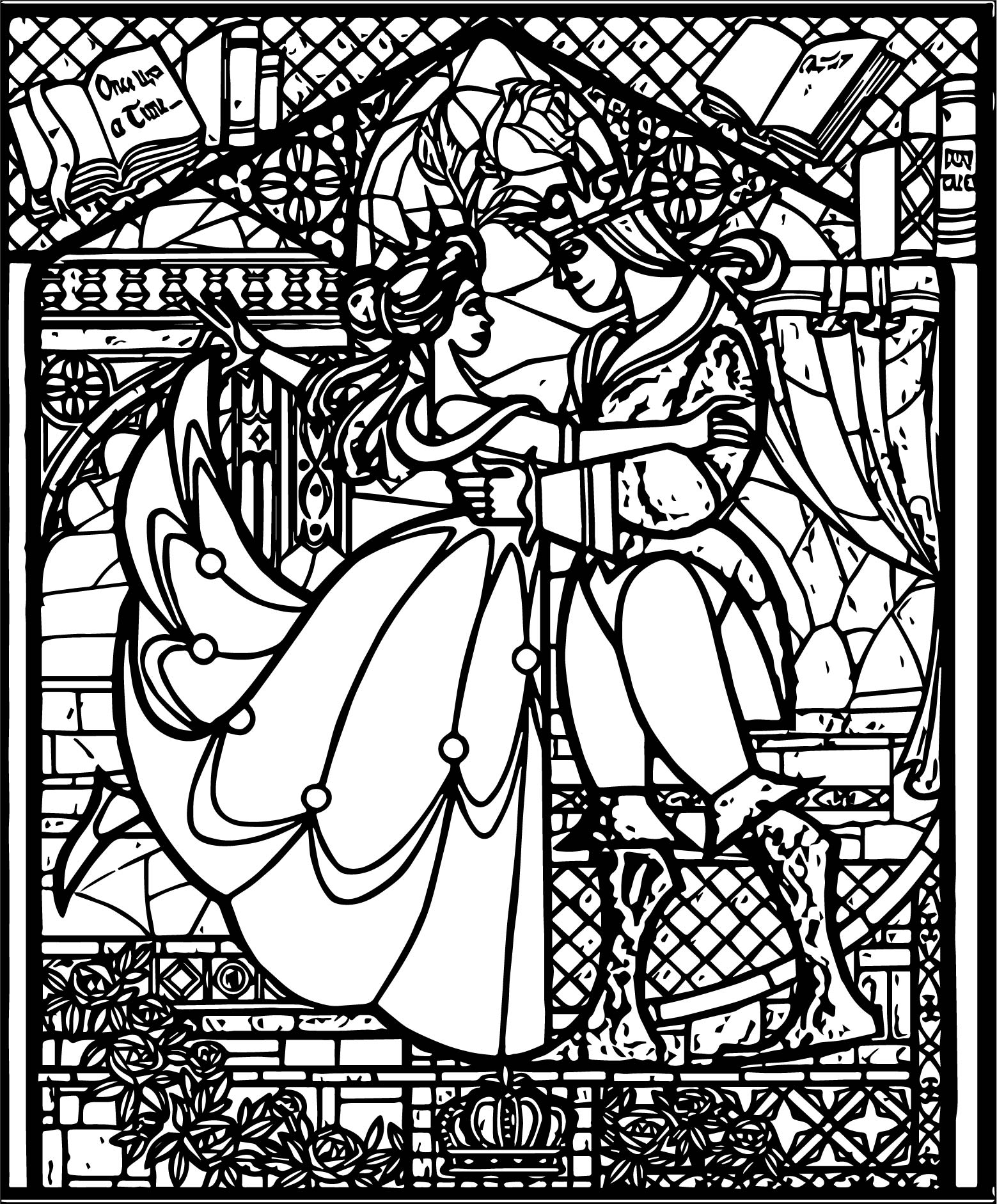 Stained Glass Coloring Pages for Adults Unique 105