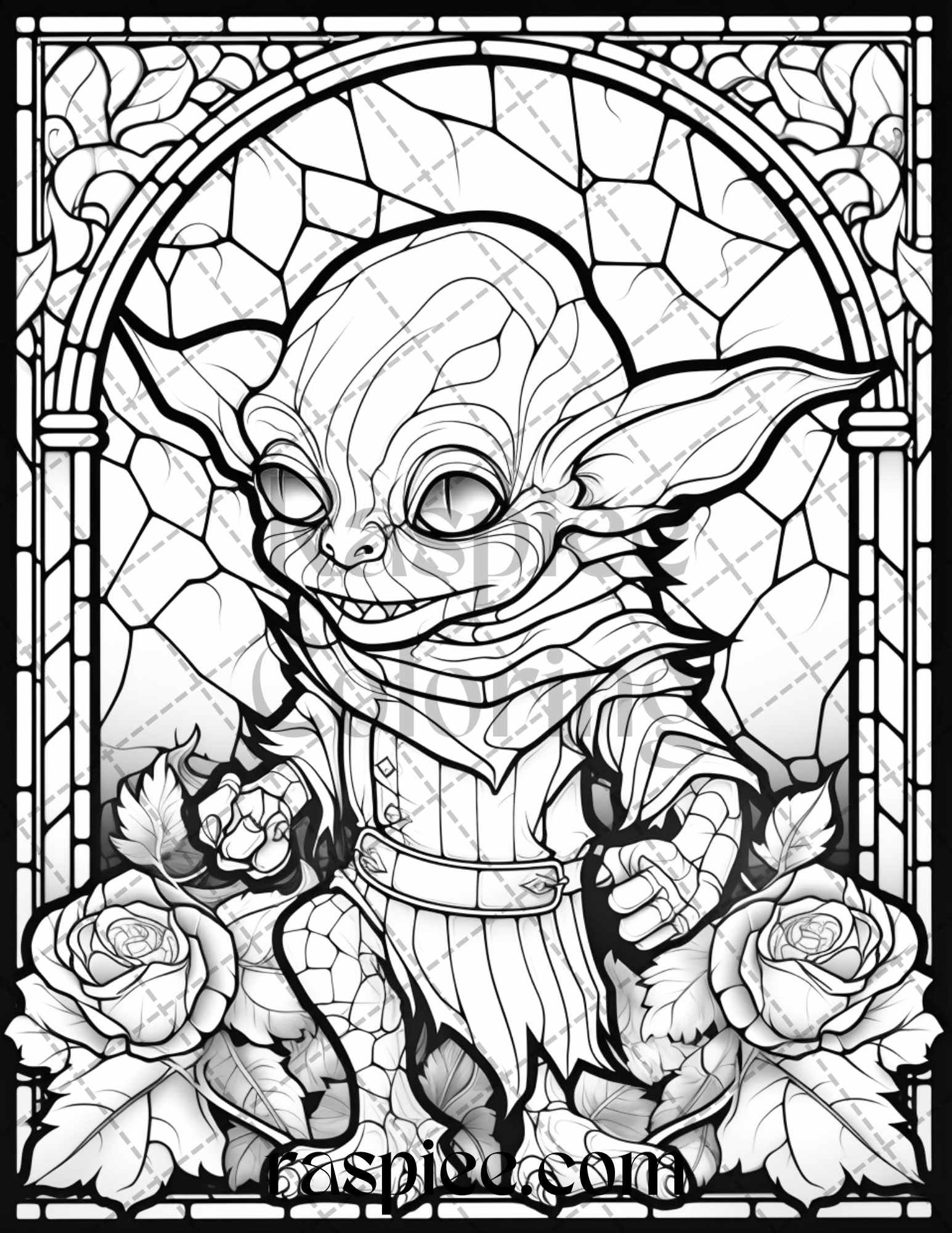 Stained Glass Coloring Pages for Adults Unique 112