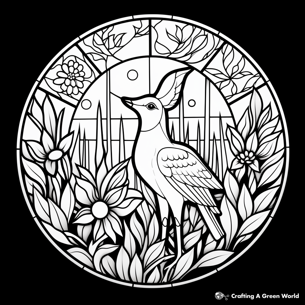 Stained Glass Coloring Pages for Adults Unique 117