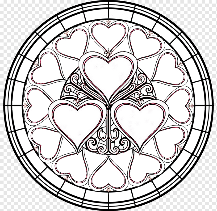 Stained Glass Coloring Pages for Adults Unique 12