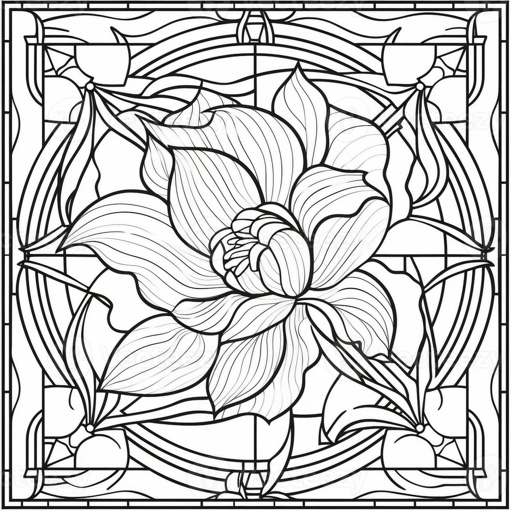 Stained Glass Coloring Pages for Adults Unique 120