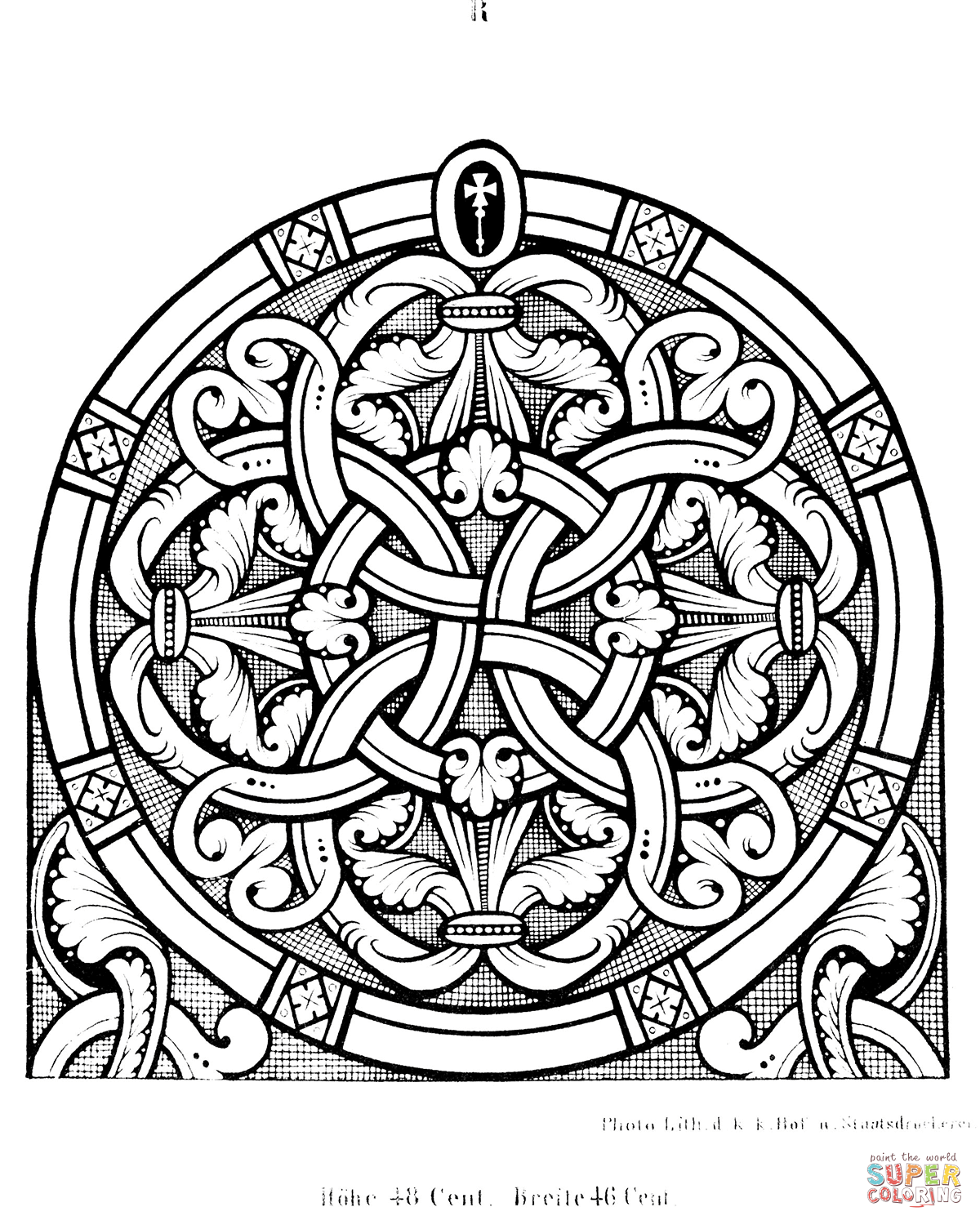 Stained Glass Coloring Pages for Adults Unique 123