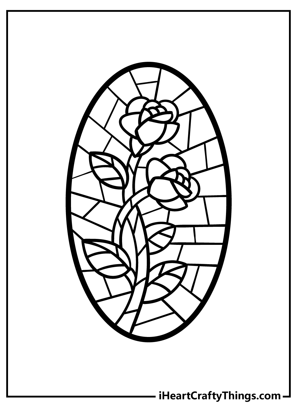 Stained Glass Coloring Pages for Adults Unique 124