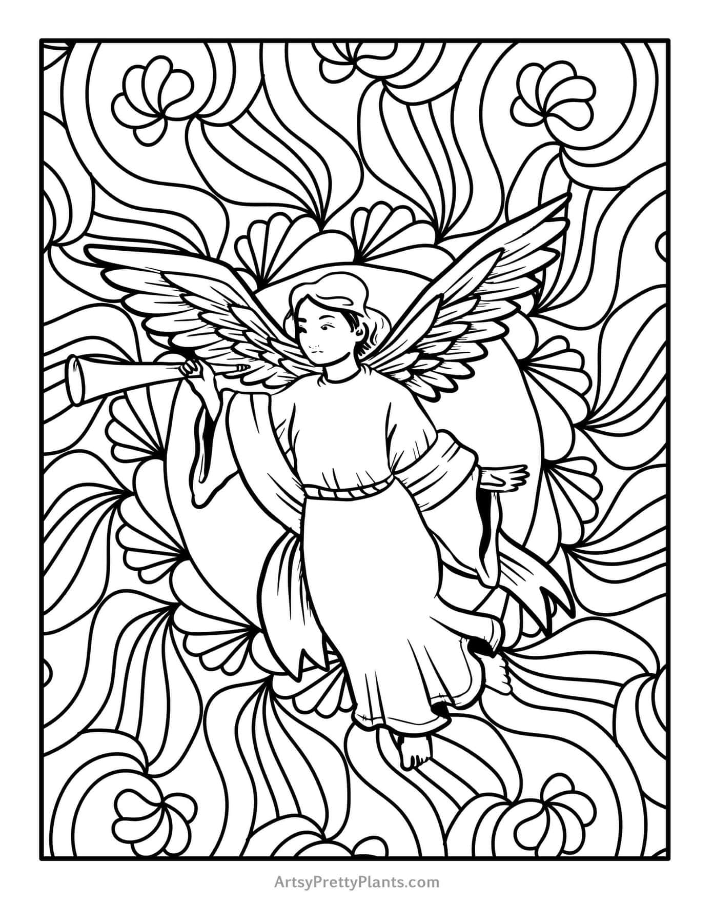 Stained Glass Coloring Pages for Adults Unique 140