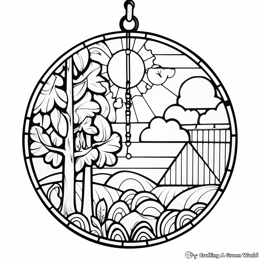 Stained Glass Coloring Pages for Adults Unique 17