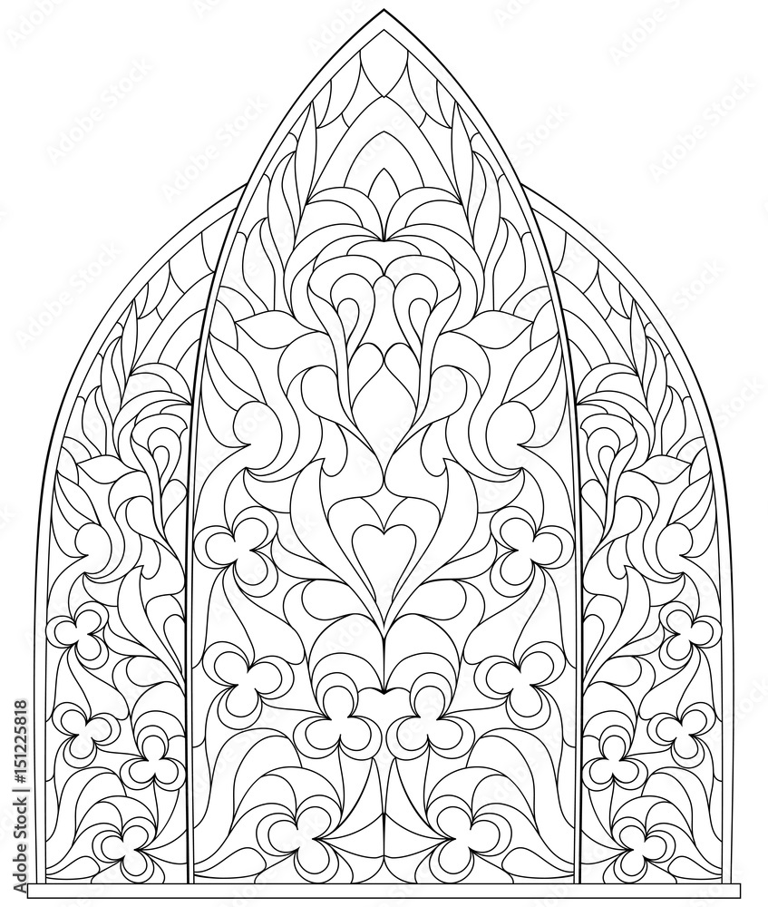 Stained Glass Coloring Pages for Adults Unique 2