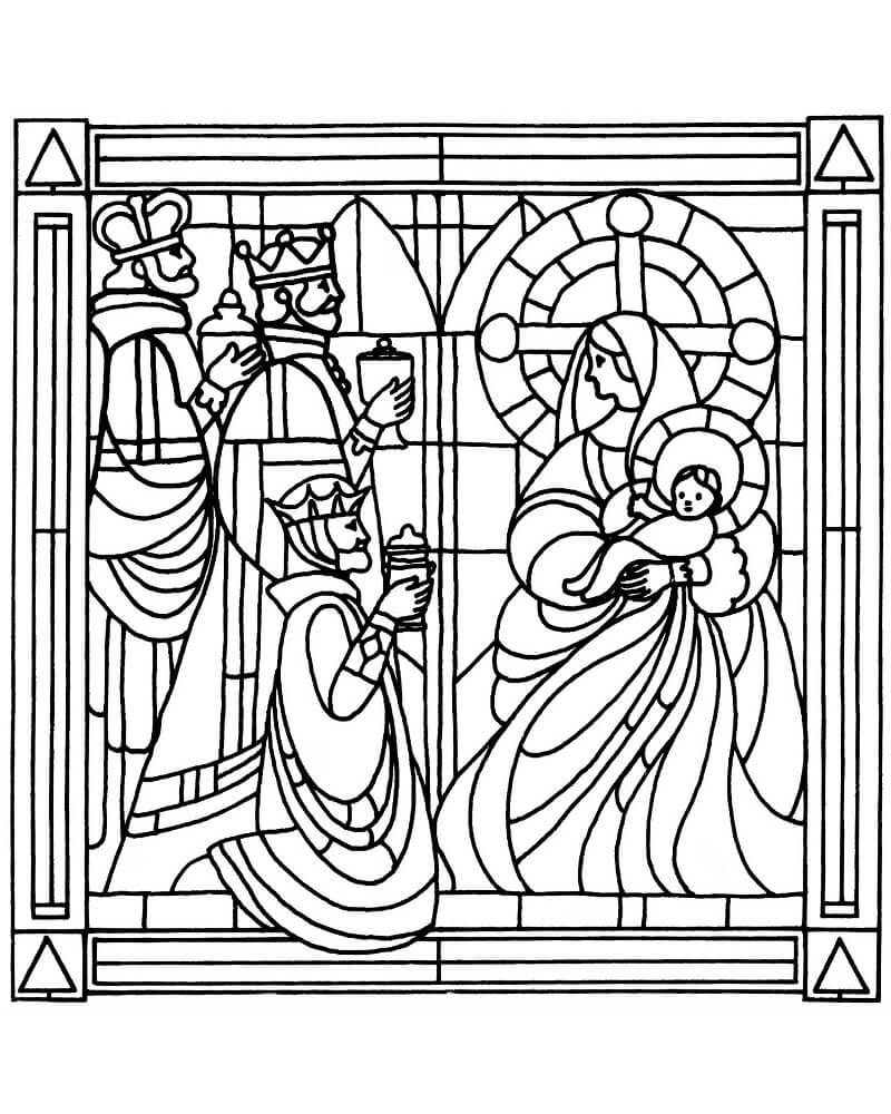 Stained Glass Coloring Pages for Adults Unique 28