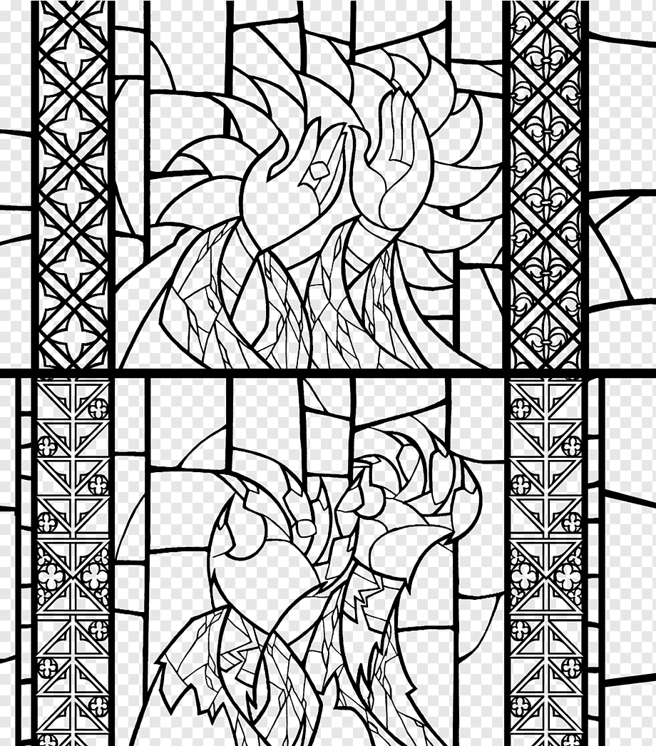 Stained Glass Coloring Pages for Adults Unique 30