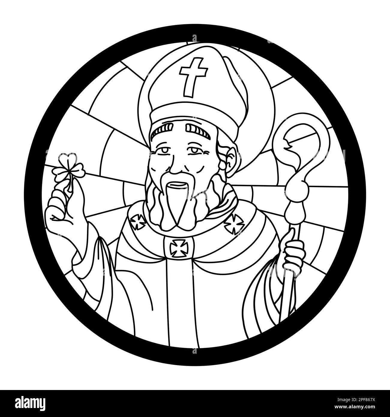 Stained Glass Coloring Pages for Adults Unique 34