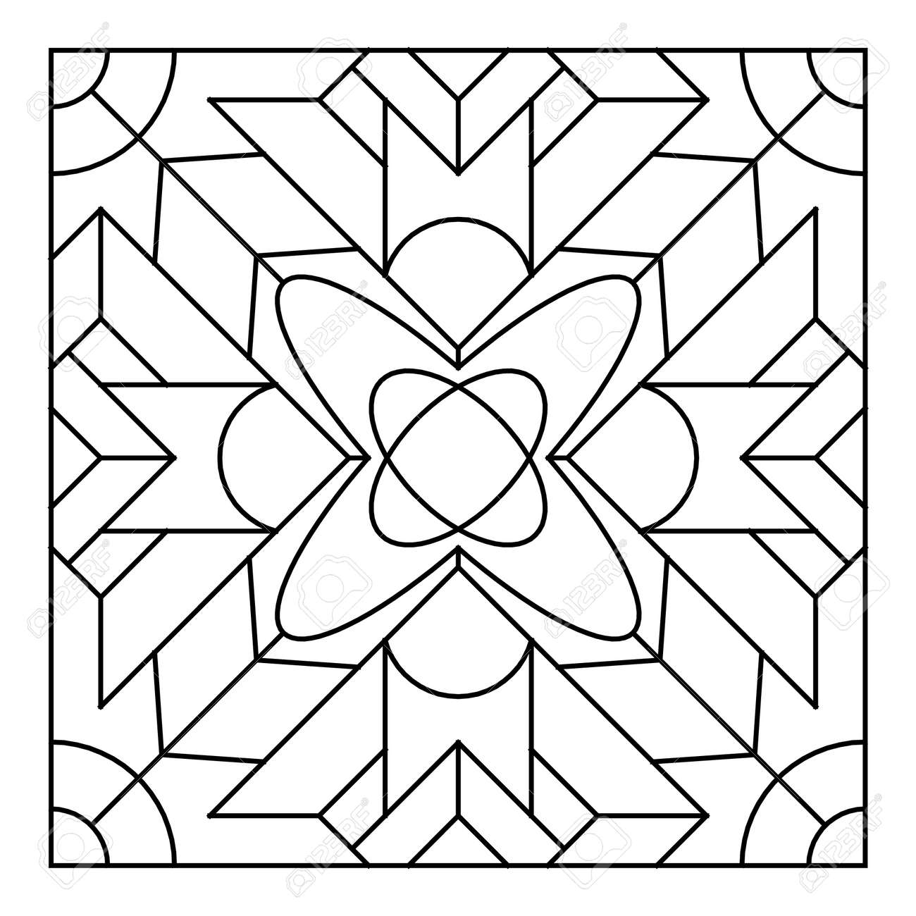 Stained Glass Coloring Pages for Adults Unique 38