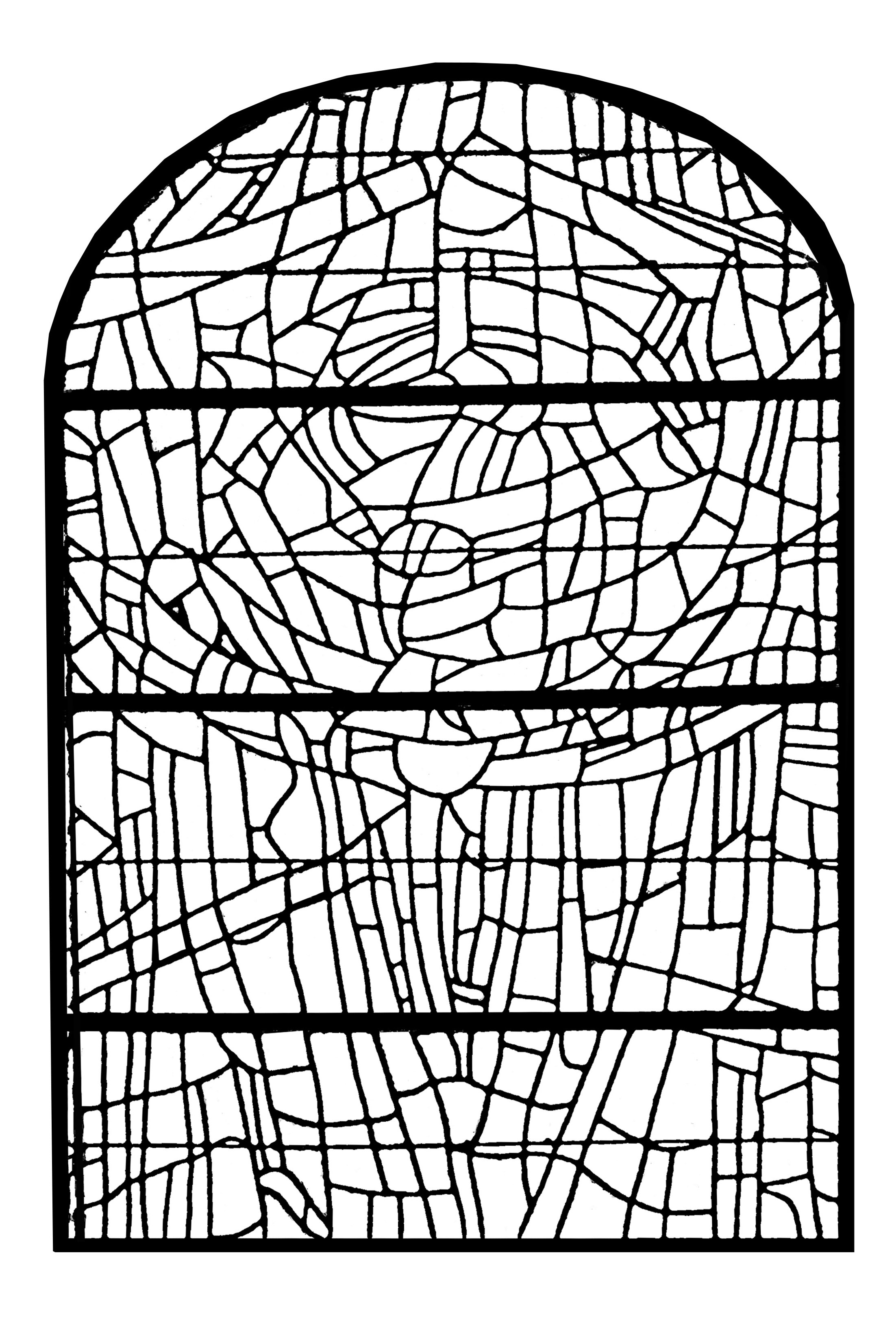 Stained Glass Coloring Pages for Adults Unique 44