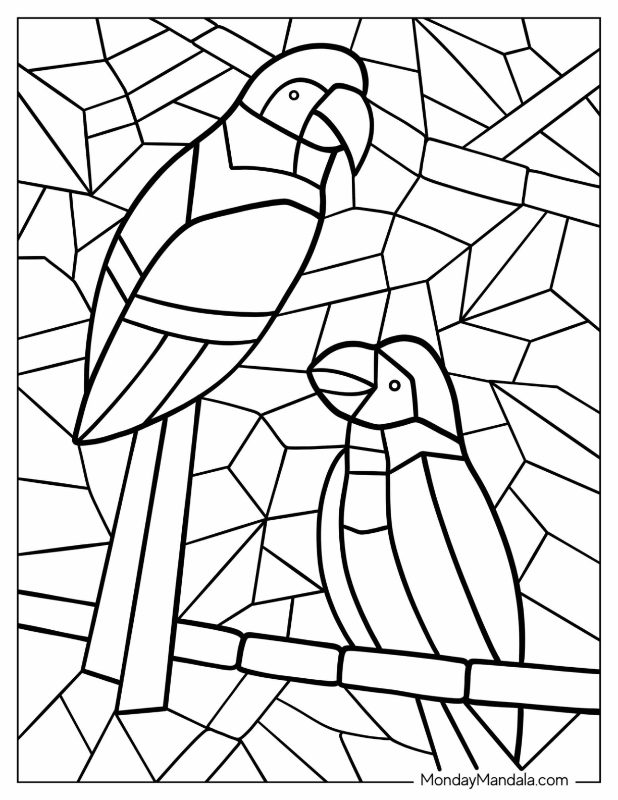 Stained Glass Coloring Pages for Adults Unique 49